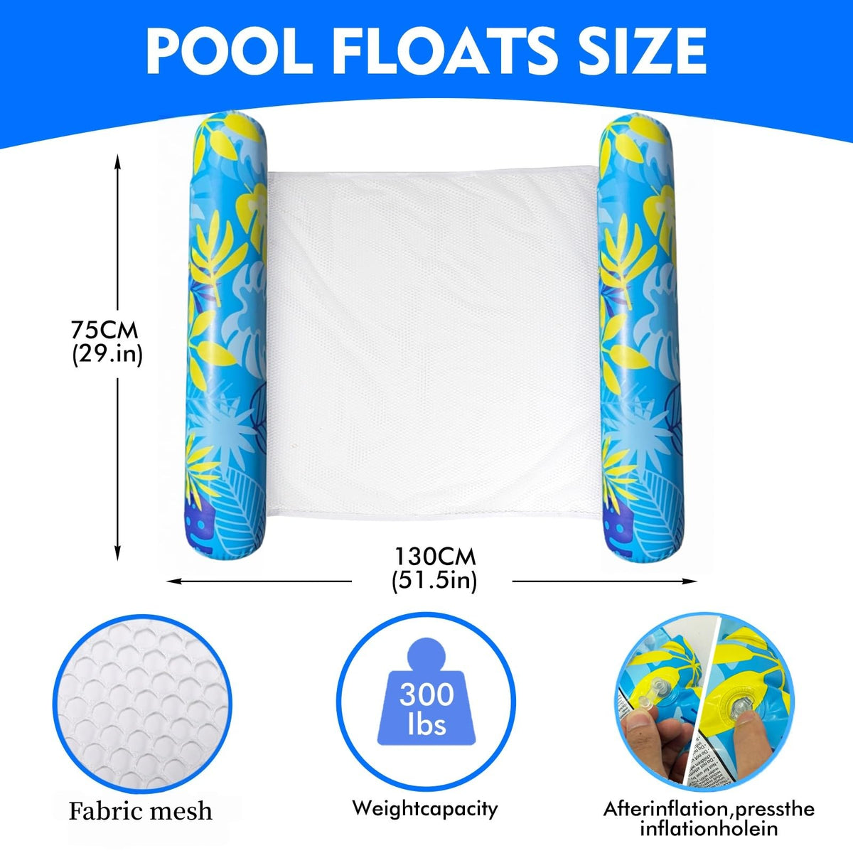 5 Pack Inflatable Pool Floats E217704