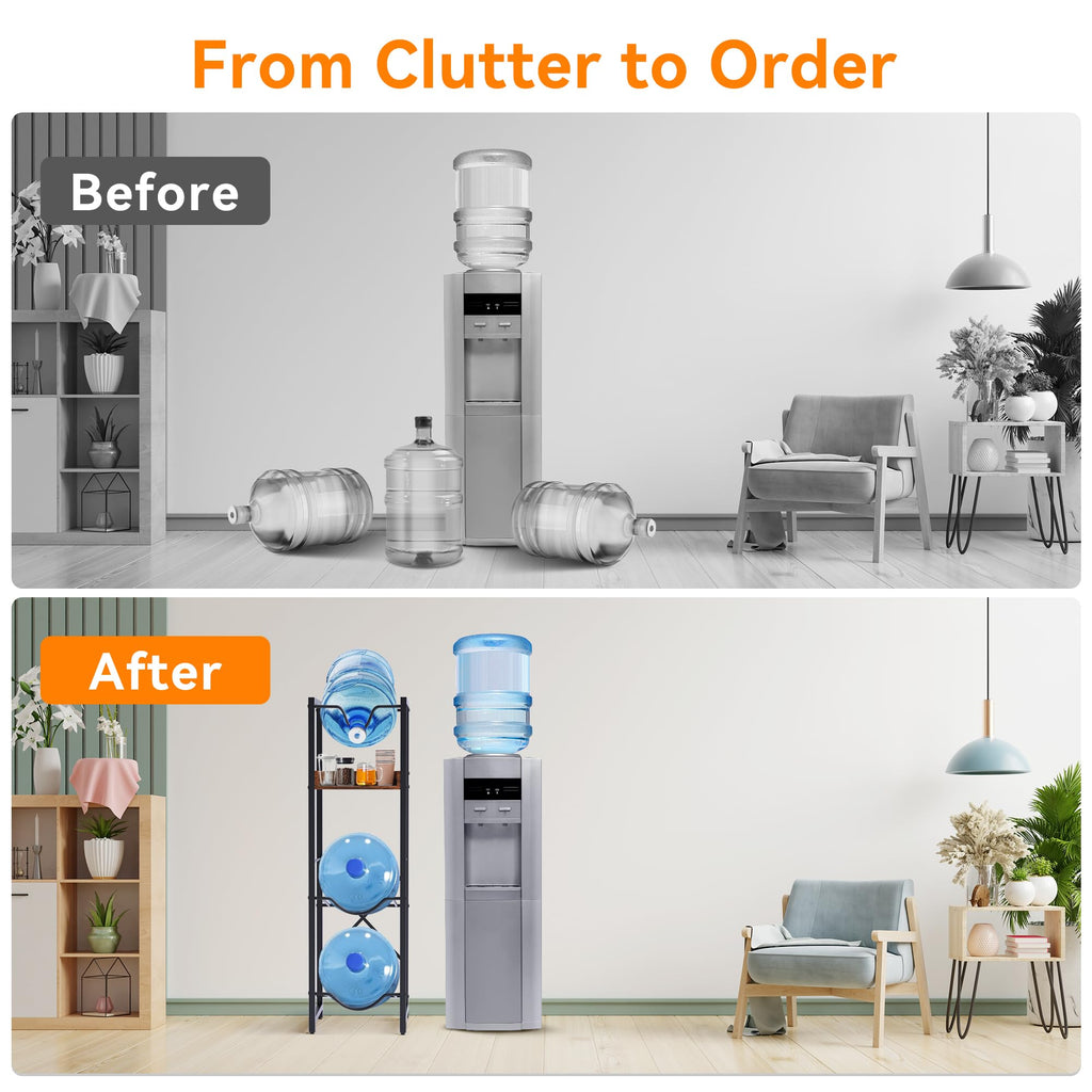5 Gallon Water Bottle Jug Holder with Dispenser Valve O59830