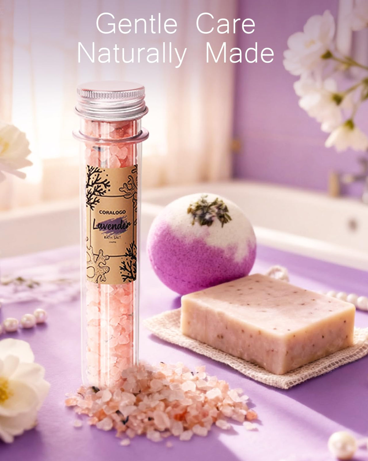 11pcs Lavender Spa Gift Baskets J218514