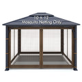 Brown 4-Panel Mosquito Netting T863