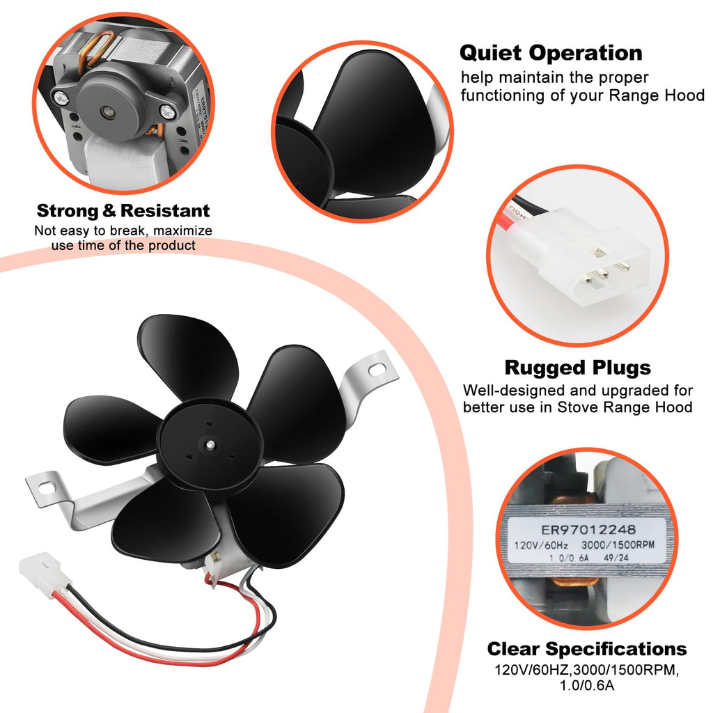Range Hood Fan Motor H9114