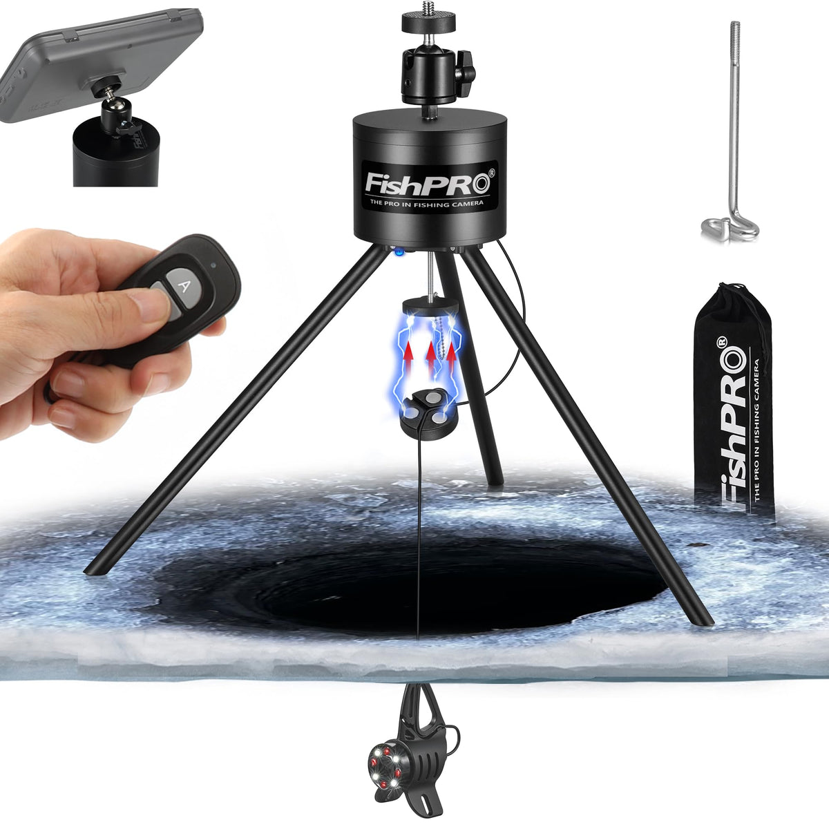 Underwater Fishing Camera Tripod C538