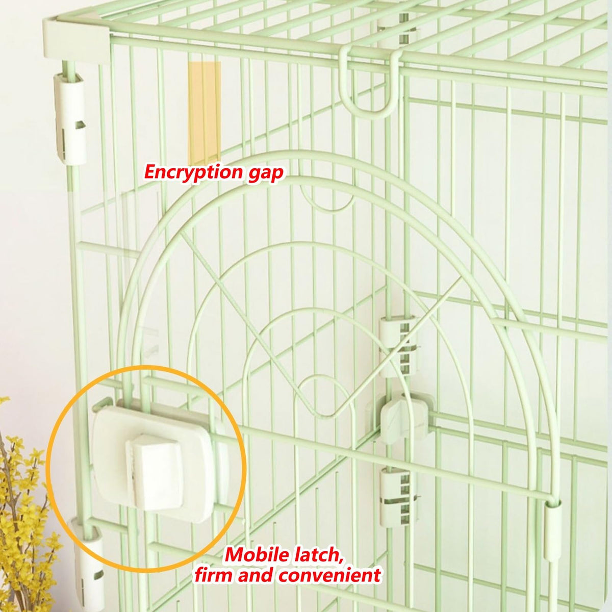 3/4-Tier Cat Cage Playpen with 3 Platforms, 3 Doors & 2 Ramps F970692