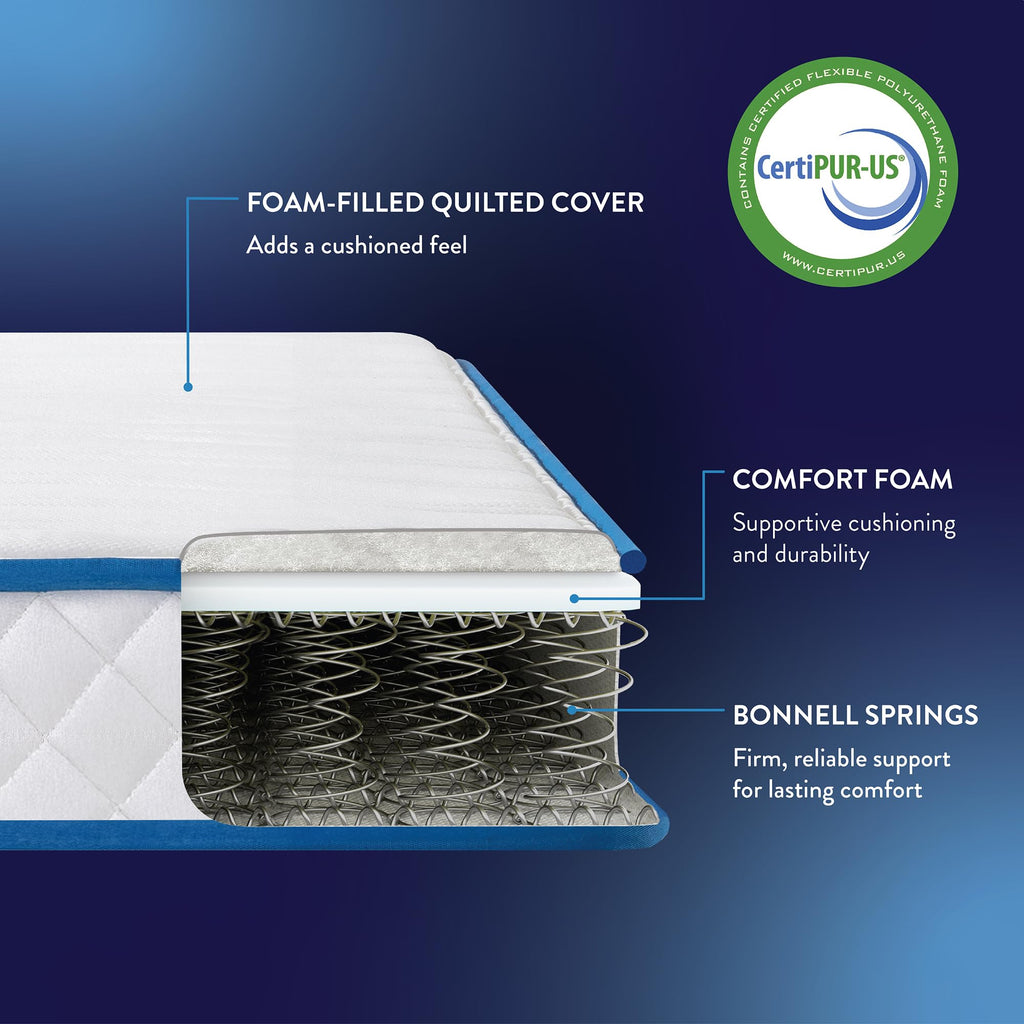 6 Inch Bonnell Spring Hybrid Mattress, Twin Z6720