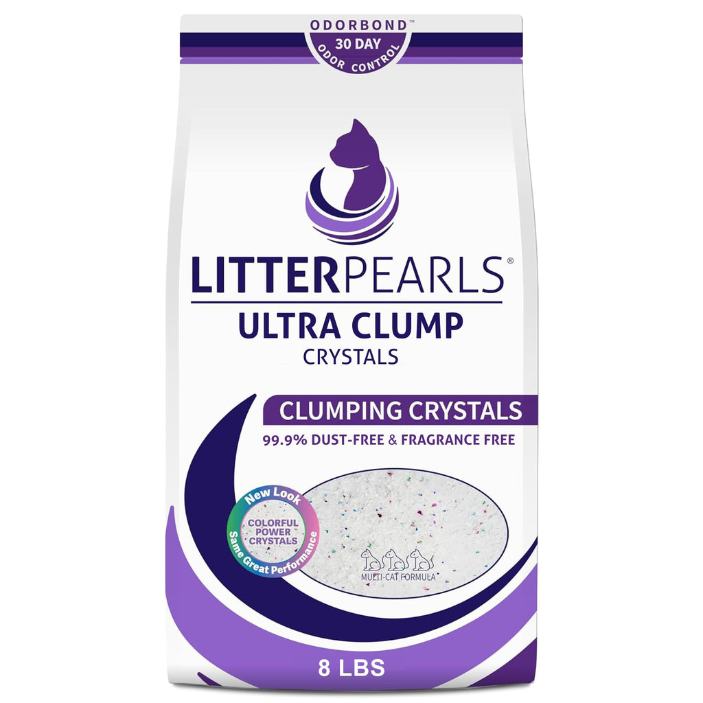 Unscented Crystal Clumping Cat Litter 8lb Z807150