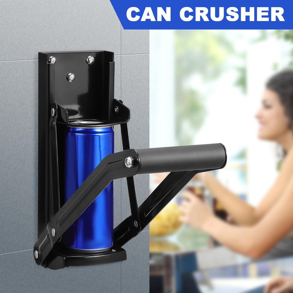 Stainless Steel Wall Mounted Can Crusher B852870