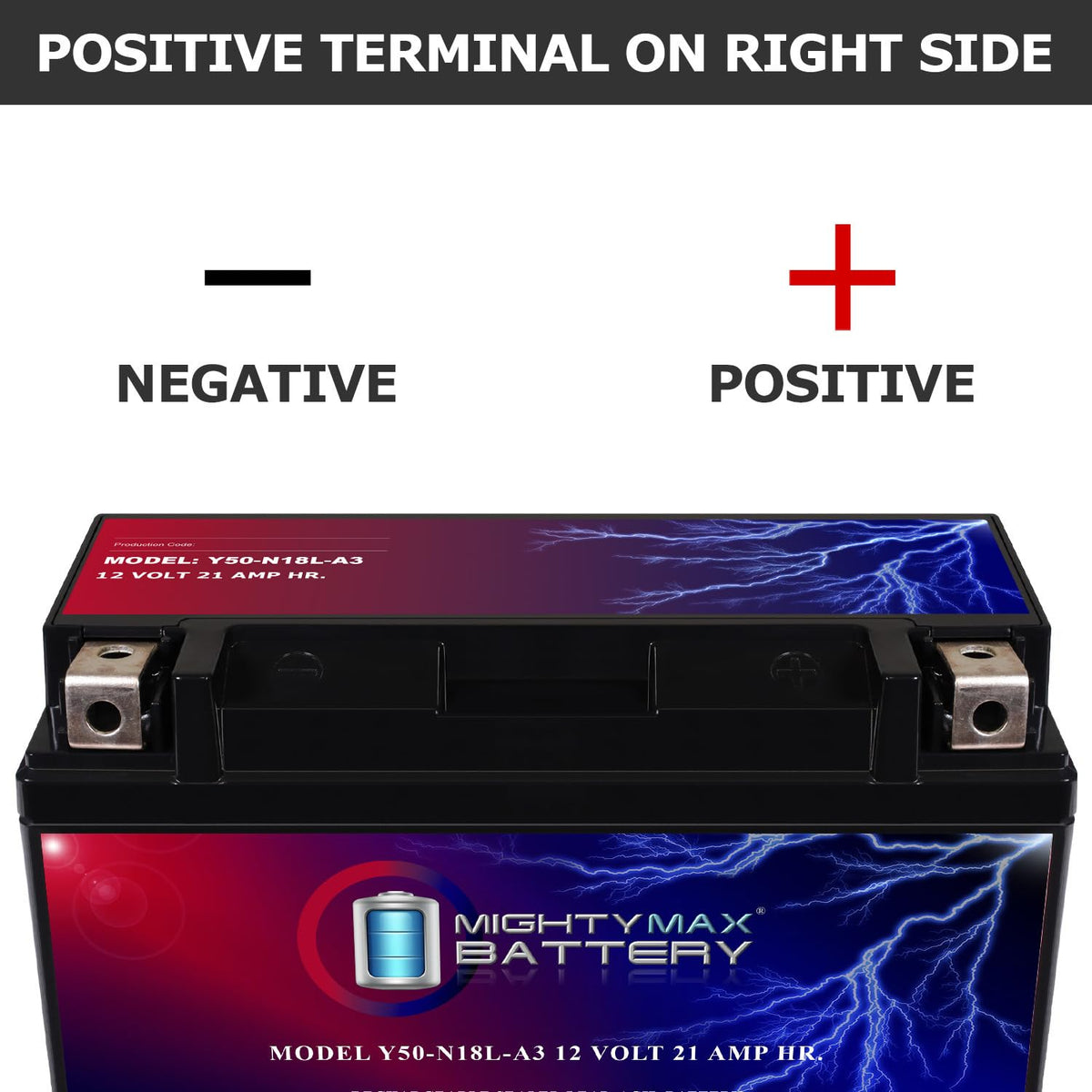 12 Volt 21 AH 350 CCA Rechargeable Maintenance Free SLA AGM Motorcycle Battery X33771
