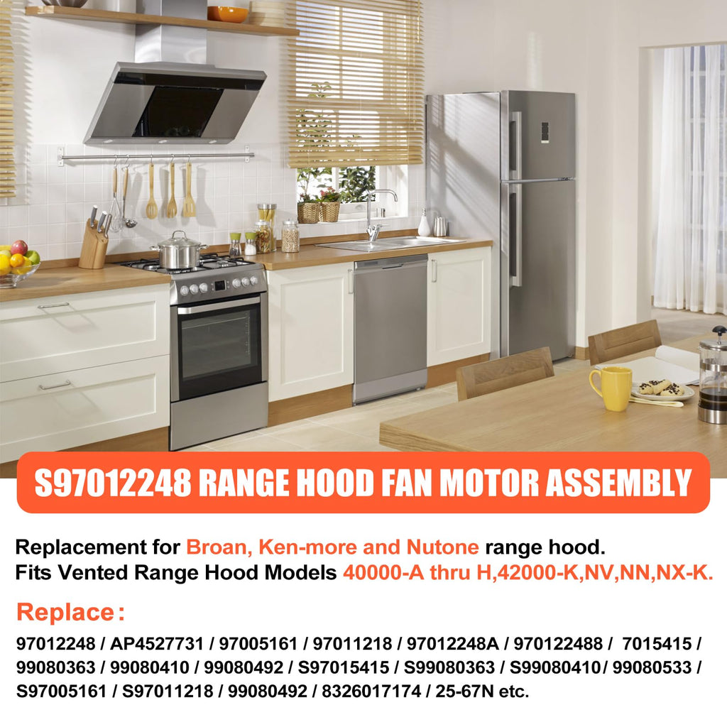 Range Hood Fan Motor H9114