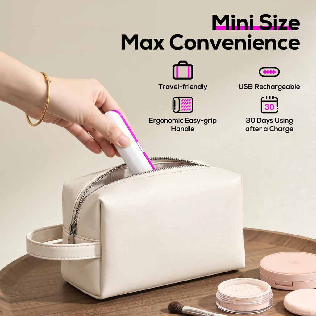 3 Speed Mini Electric Dermaplane Razor with LED Light D83382