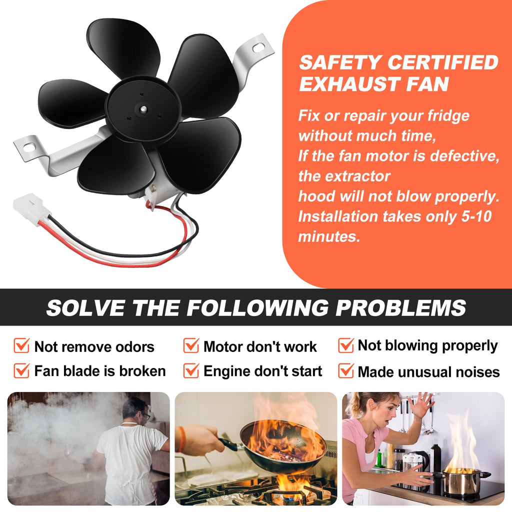 Range Hood Fan Motor H9114