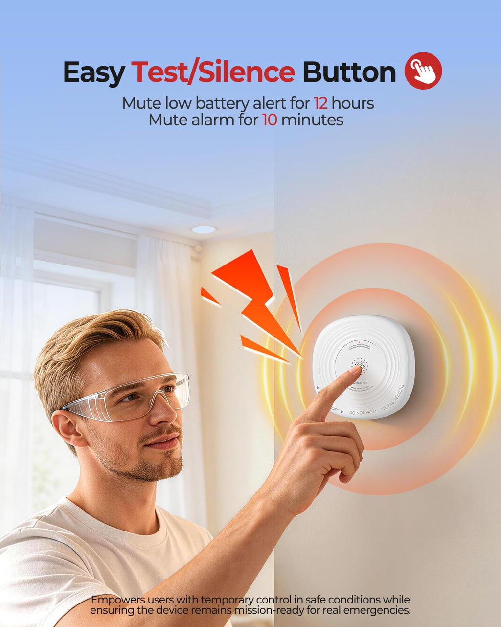 Smoke and Carbon Monoxide Detector 3-Pack S60761