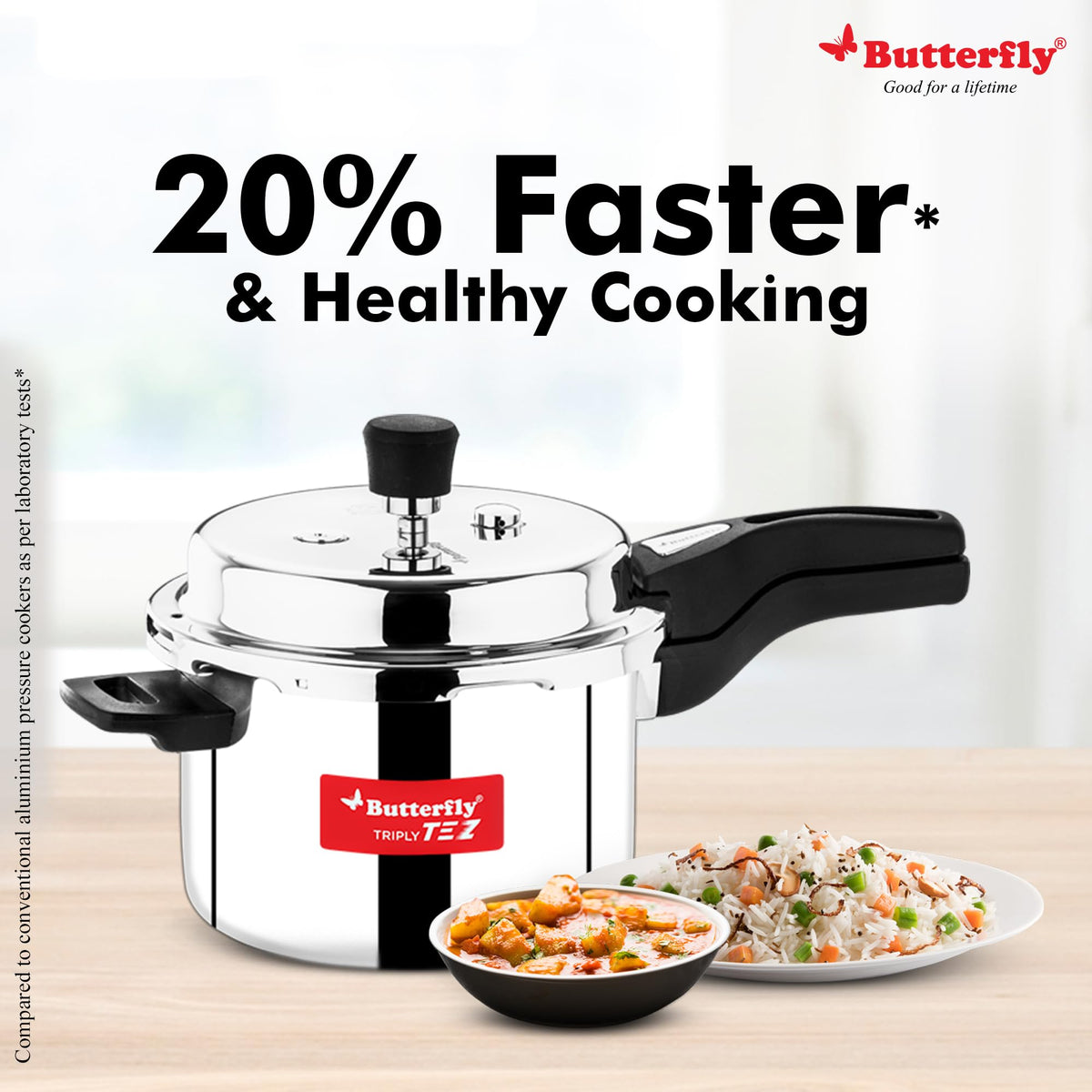 3 Liter Stainless Steel Pressure Cooker H1984