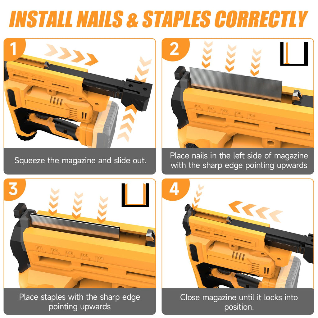 Cordless 2-in-1 18 Gauge Brad Nailer/Staple Gun V515