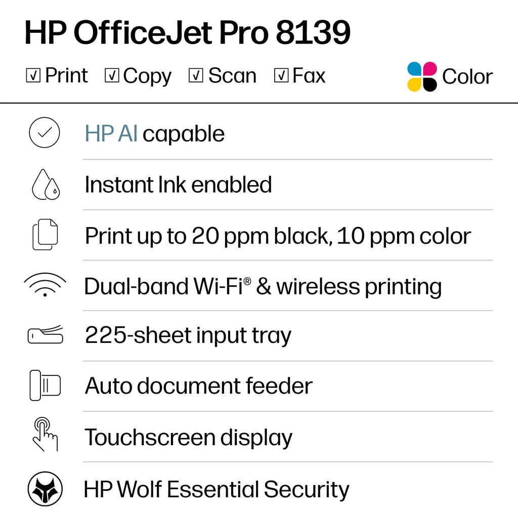 Wireless All-in-One Color Inkjet Printer C10069