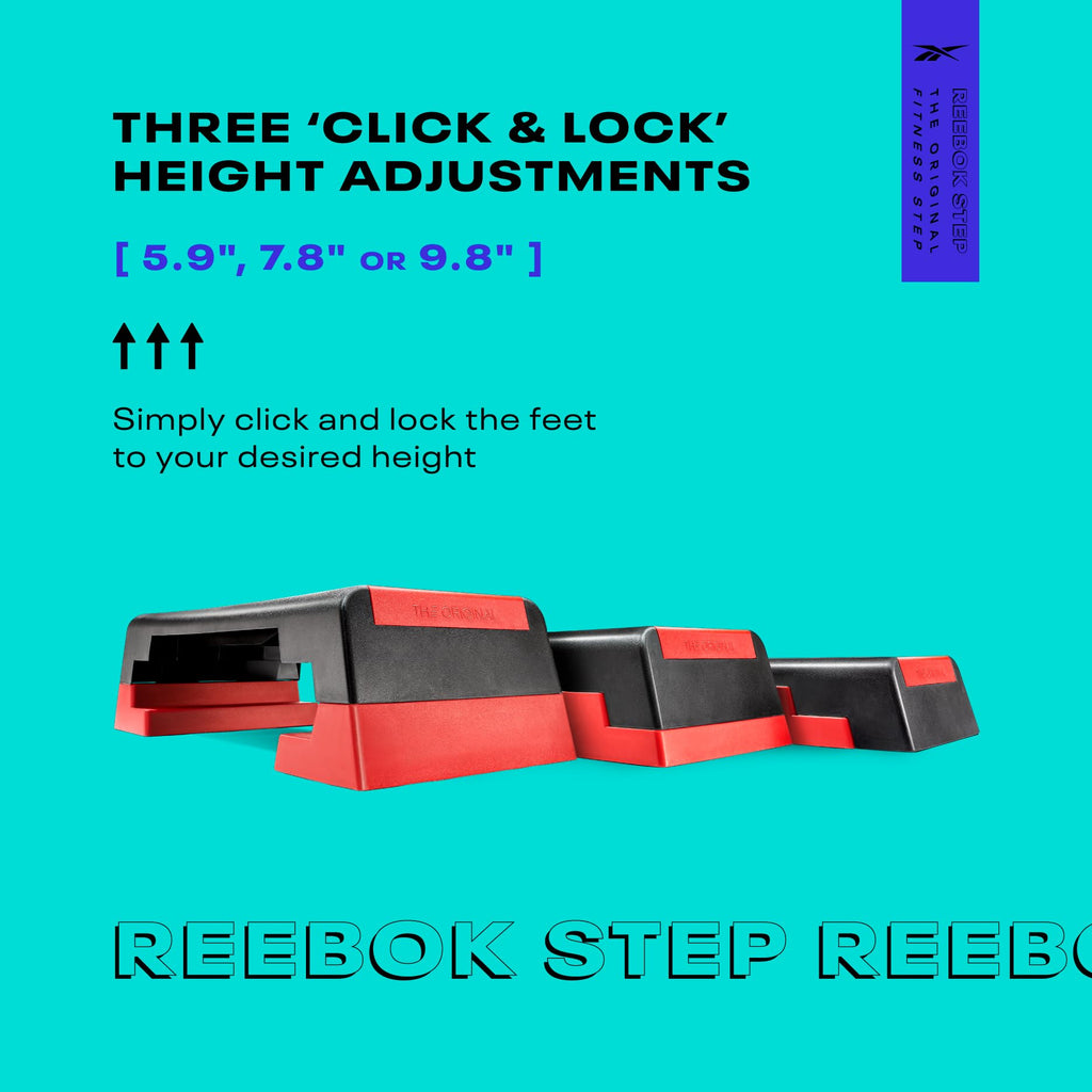 Adjustable Aerobic and Strength Training Workout Step Platform R401534