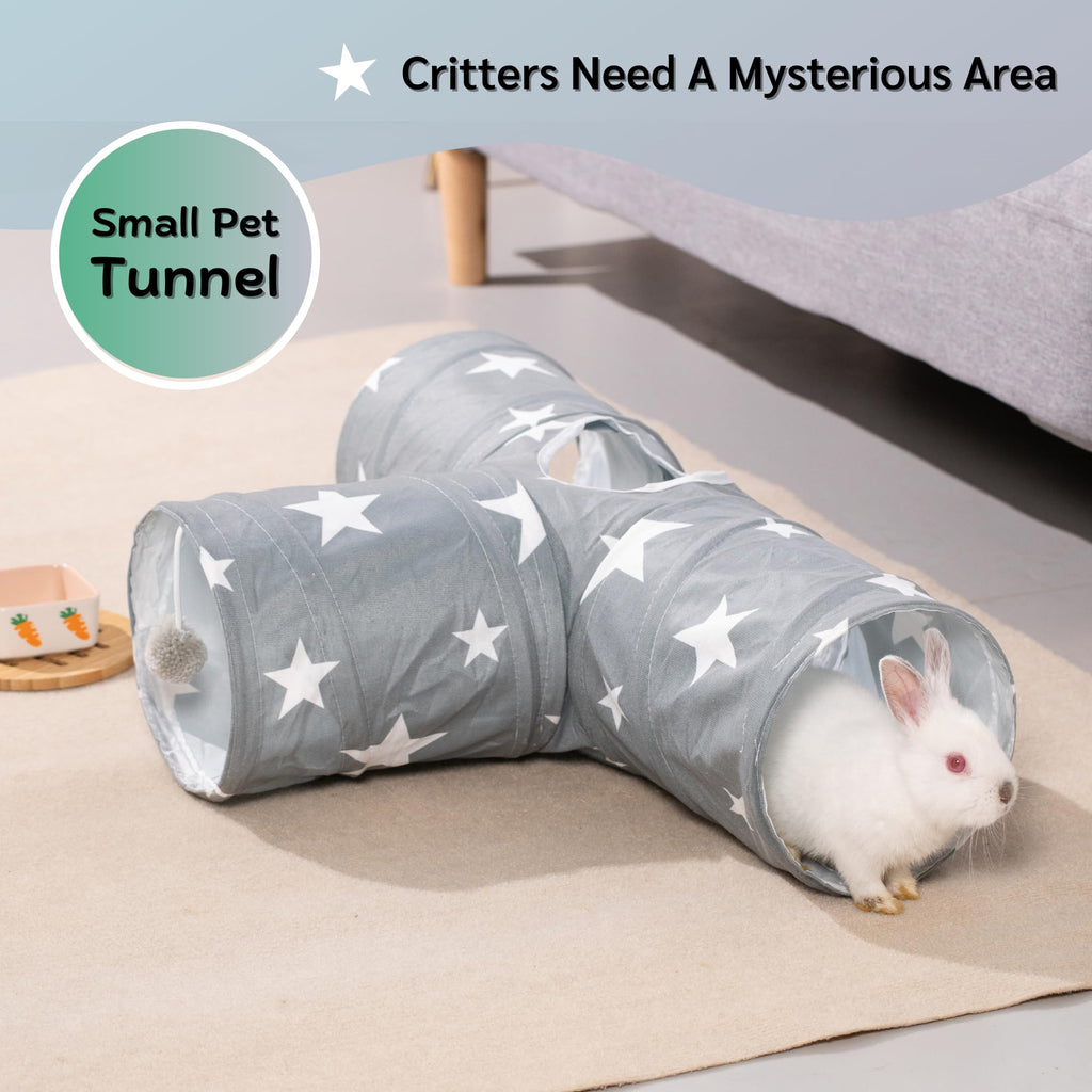 3 Way Collapsible Rabbit Tunnel Toy J757