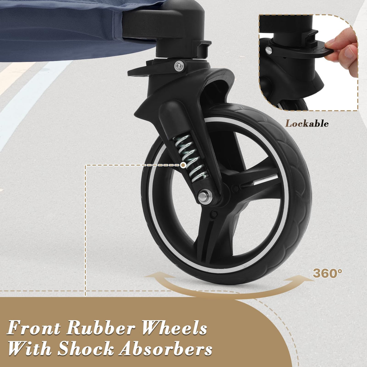 Blue Pet Stroller X367393