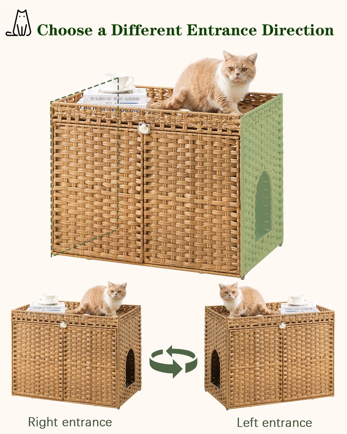Cat Litter Box Enclosure X13643
