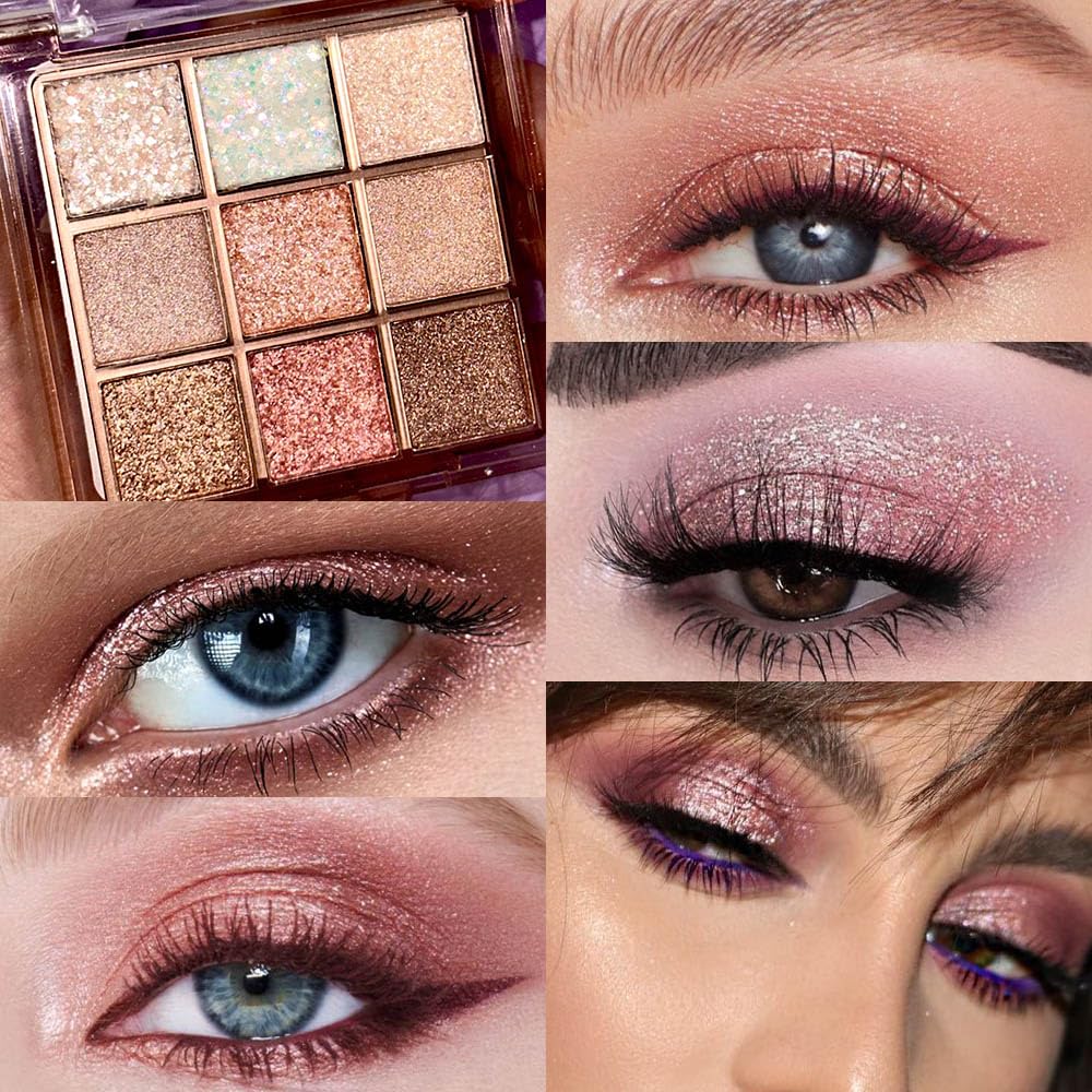 Pink Glitter Eyeshadow Palette Q2324