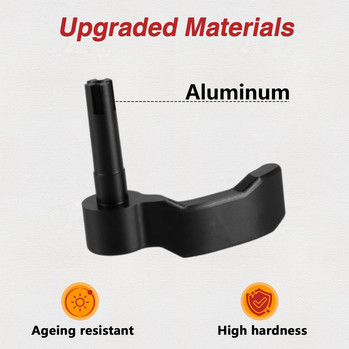 Black Aluminum Thumb Throttle Control Lever O76587