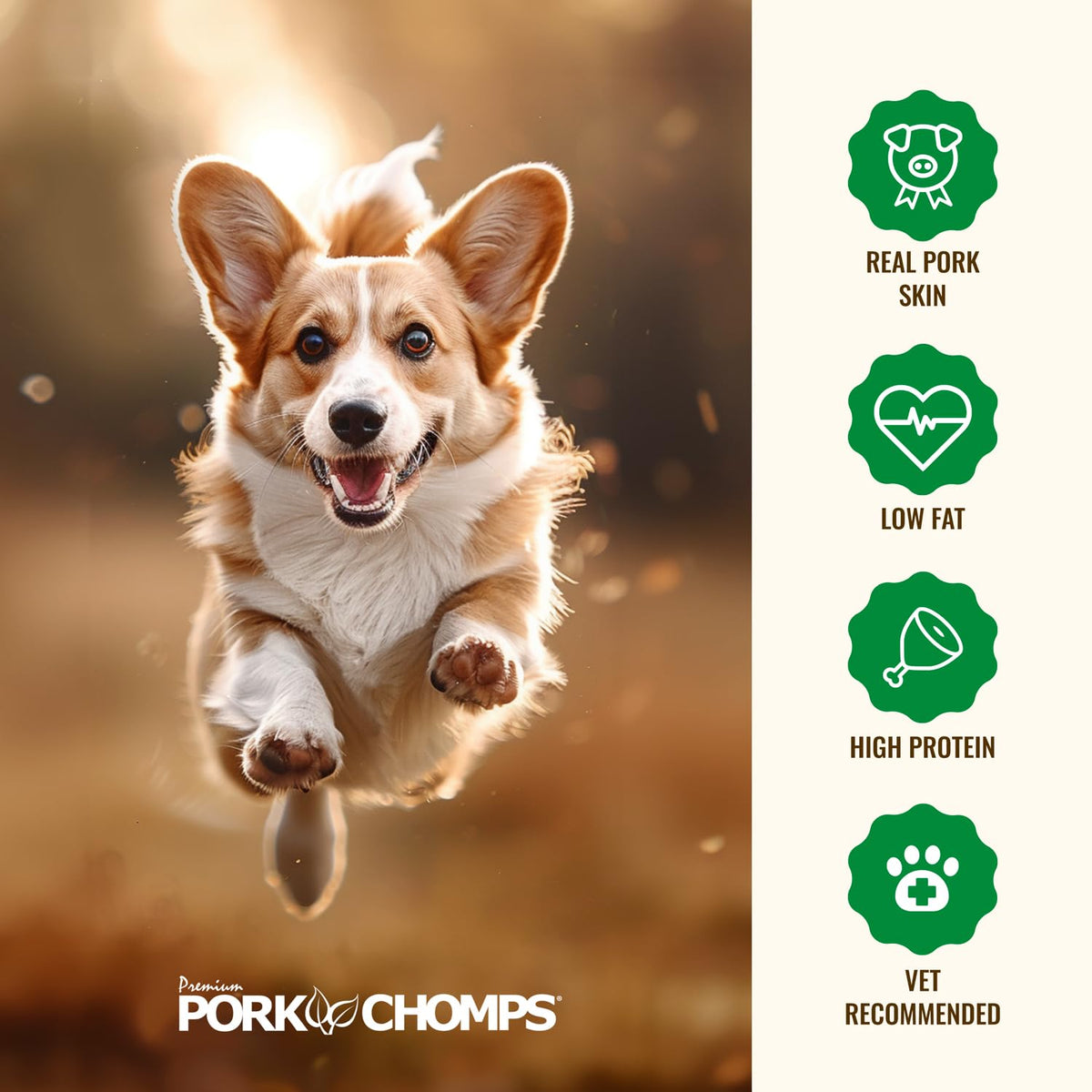 Roasted Pork Skin Dog Chews 6in Twists 15 Count H7952