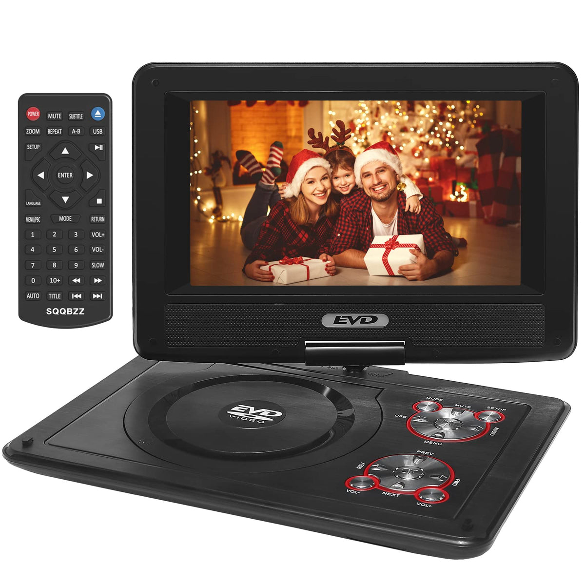 11.5" Portable DVD Player with 9.5" Swivel Screen N56203