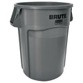 44-Gallon Gray Heavy-Duty Round Trash Container V973