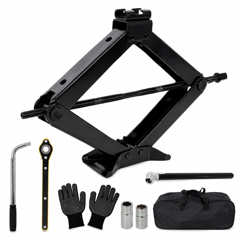 3 Ton Scissor Car Jack Kit with Ratchet Wrench P526