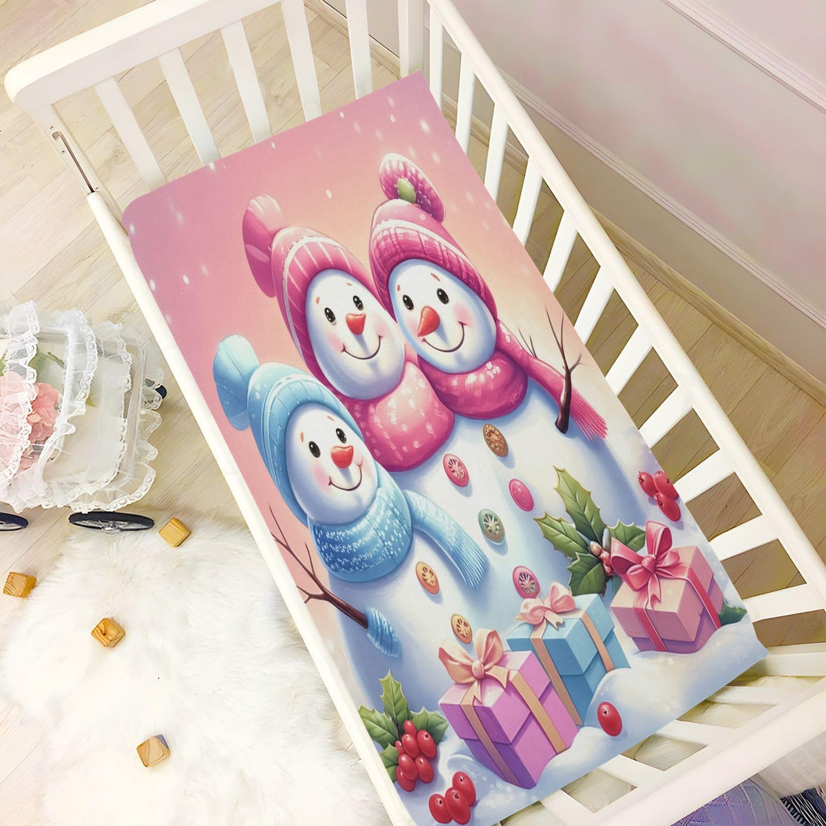 Colorful Crib Sheet 52" x 28" T149