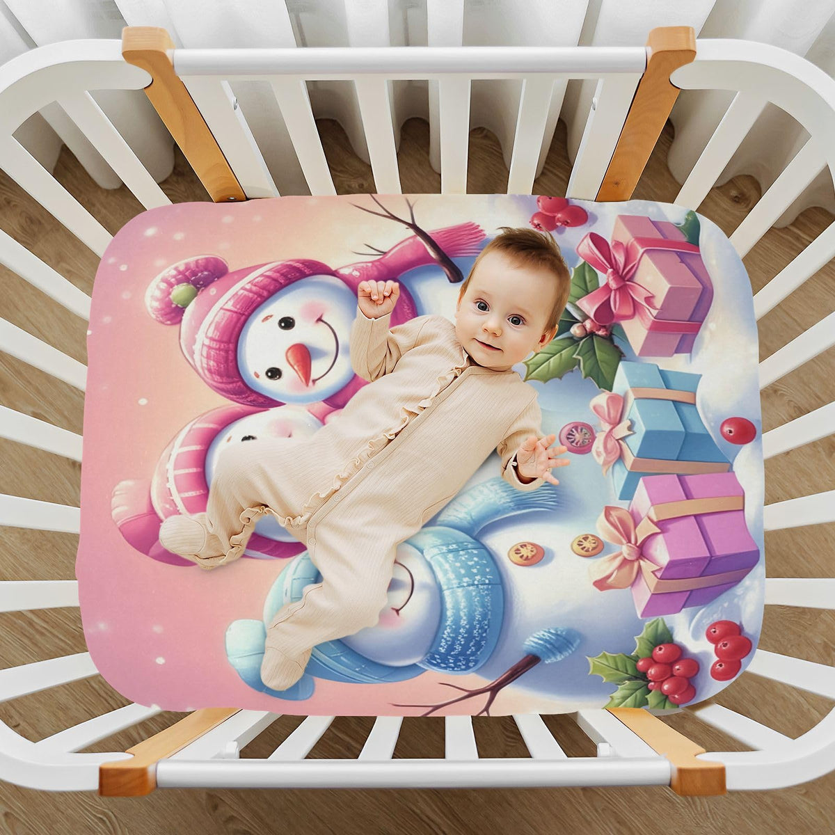 Colorful Crib Sheet 52" x 28" T149