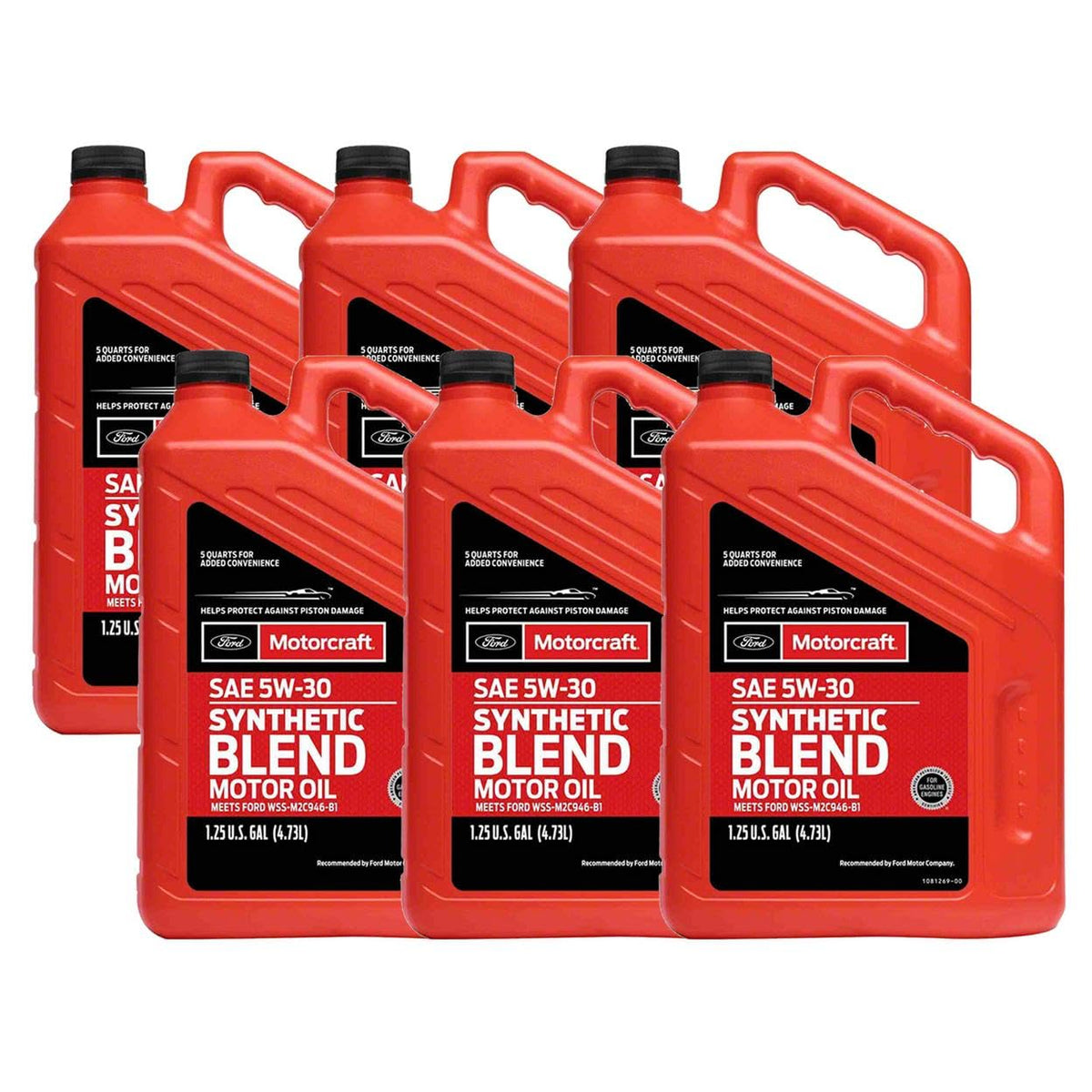 5W-30 Synthetic Blend Motor Oil 30 Quart Q14101