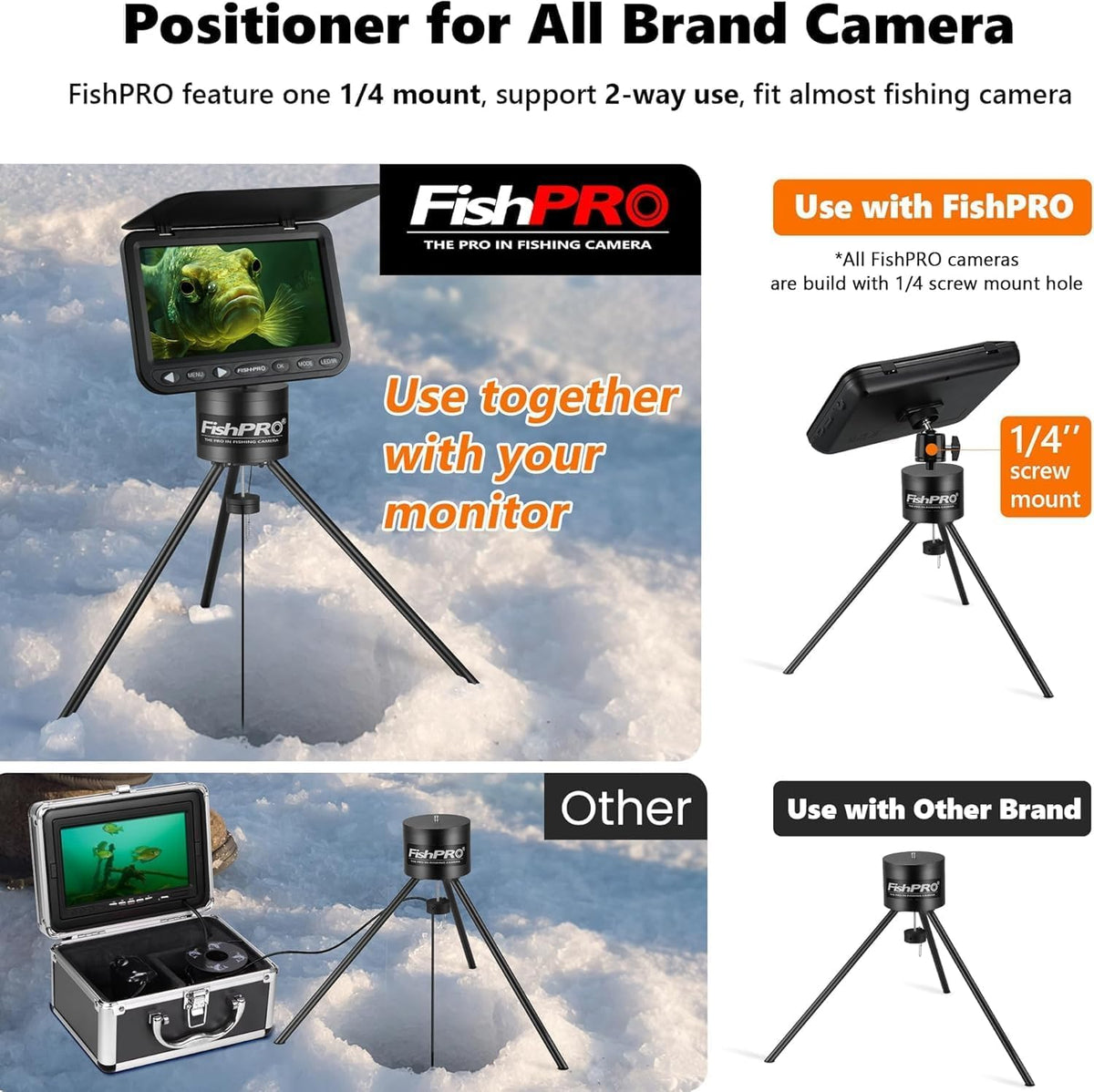 Underwater Fishing Camera Tripod C538