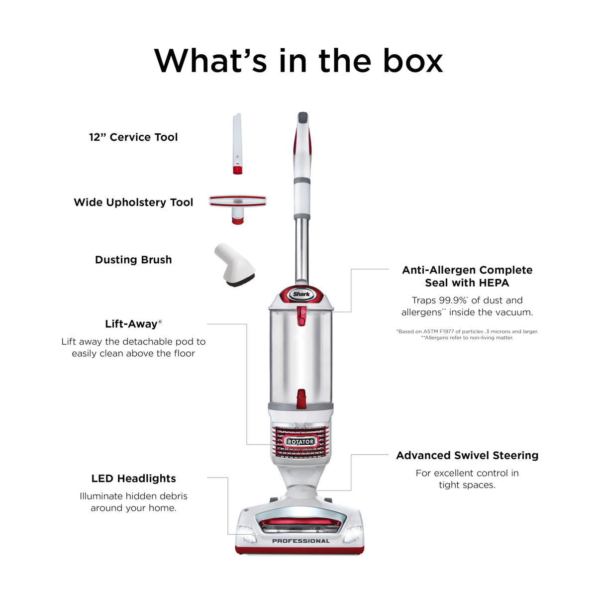 Upright Vacuum with HEPA Filter C2679