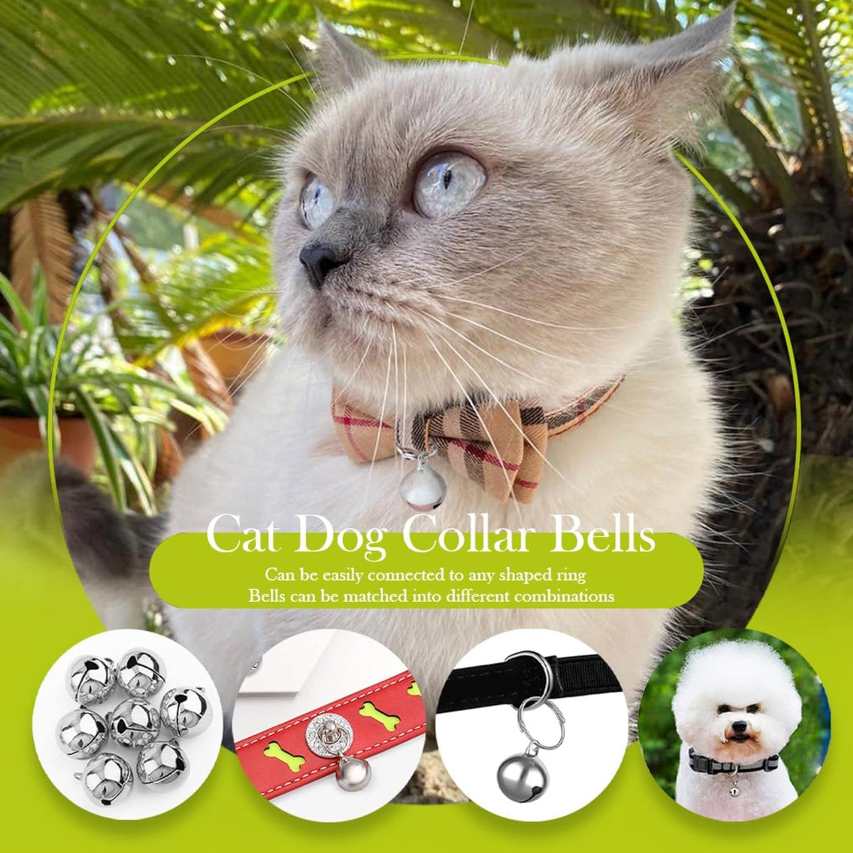 3 Pack Stainless Steel Pet Bells R707752