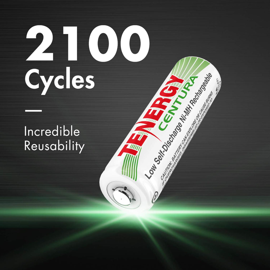 Rechargeable NiMH Battery Assortment Pack, AA AAA C D, 24 Pack O35908