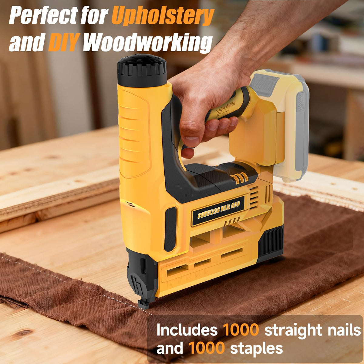 Cordless 2-in-1 18 Gauge Brad Nailer/Staple Gun V515