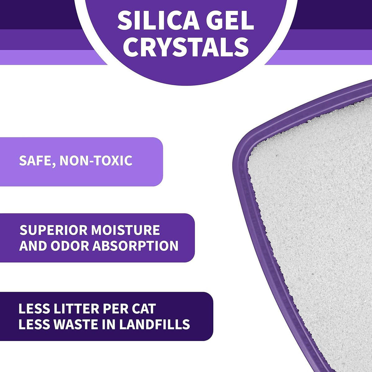 Unscented Crystal Clumping Cat Litter 8lb Z807150