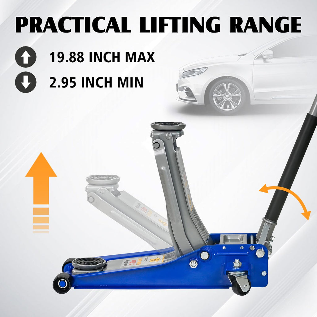 3 Ton Low Profile Hydraulic Floor Jack I998