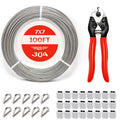 1/8 Inch Stainless Steel Cable 100FT 7x7 Strand Core O1175
