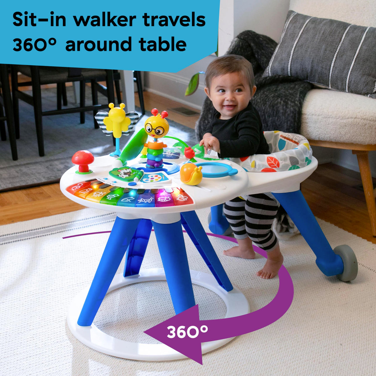 4-in-1 Activity Center & Walker with Piano V5476