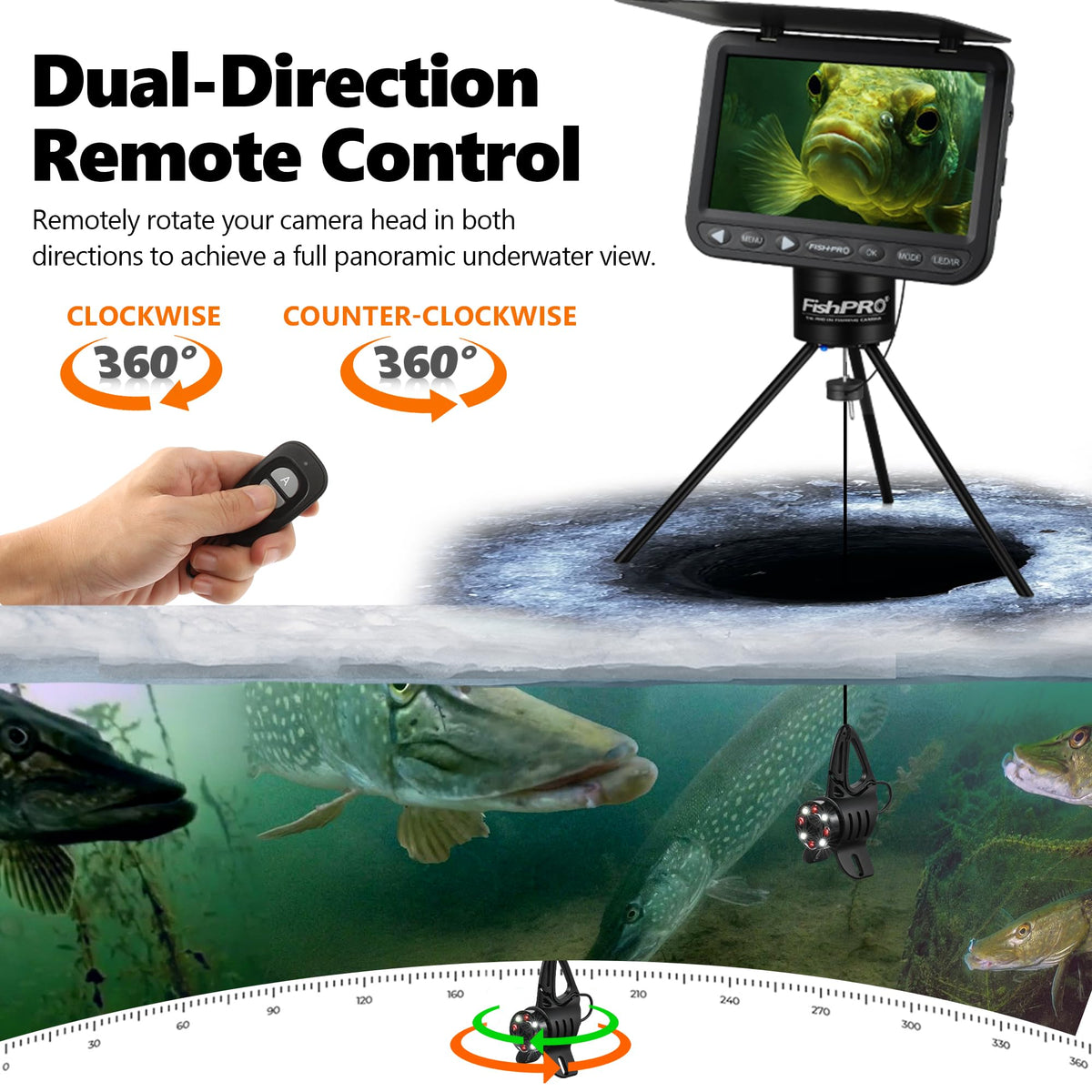 Underwater Fishing Camera Tripod C538