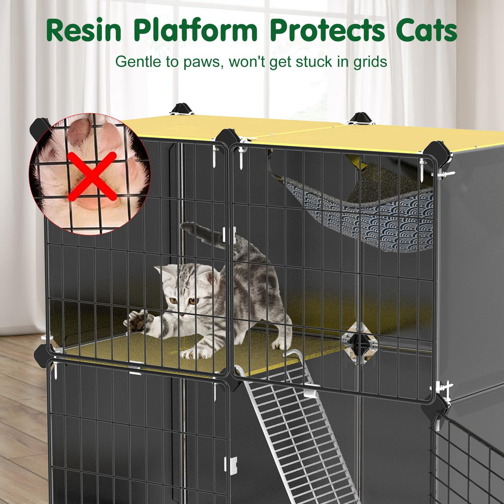 3-Tier Cat Cage with Litter Box G819929