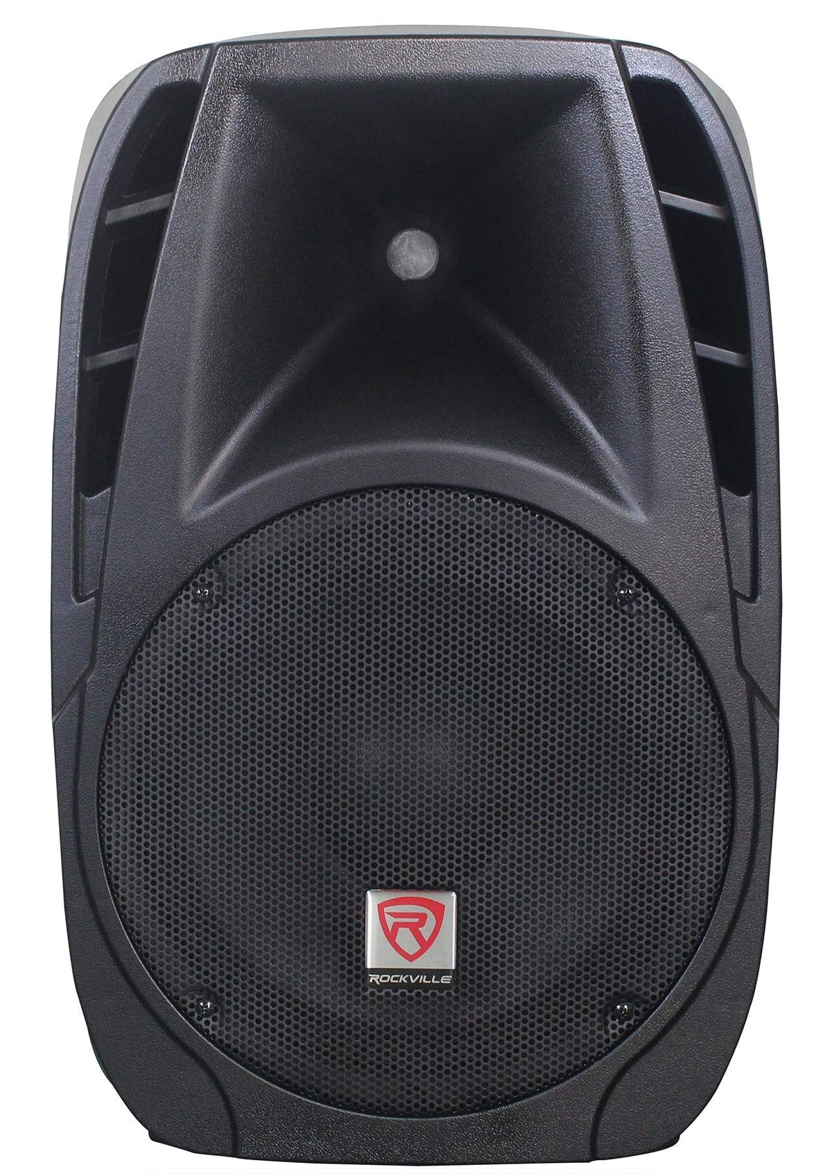 12 Inch Powered PA Speaker System with Mixer and Microphones R637413