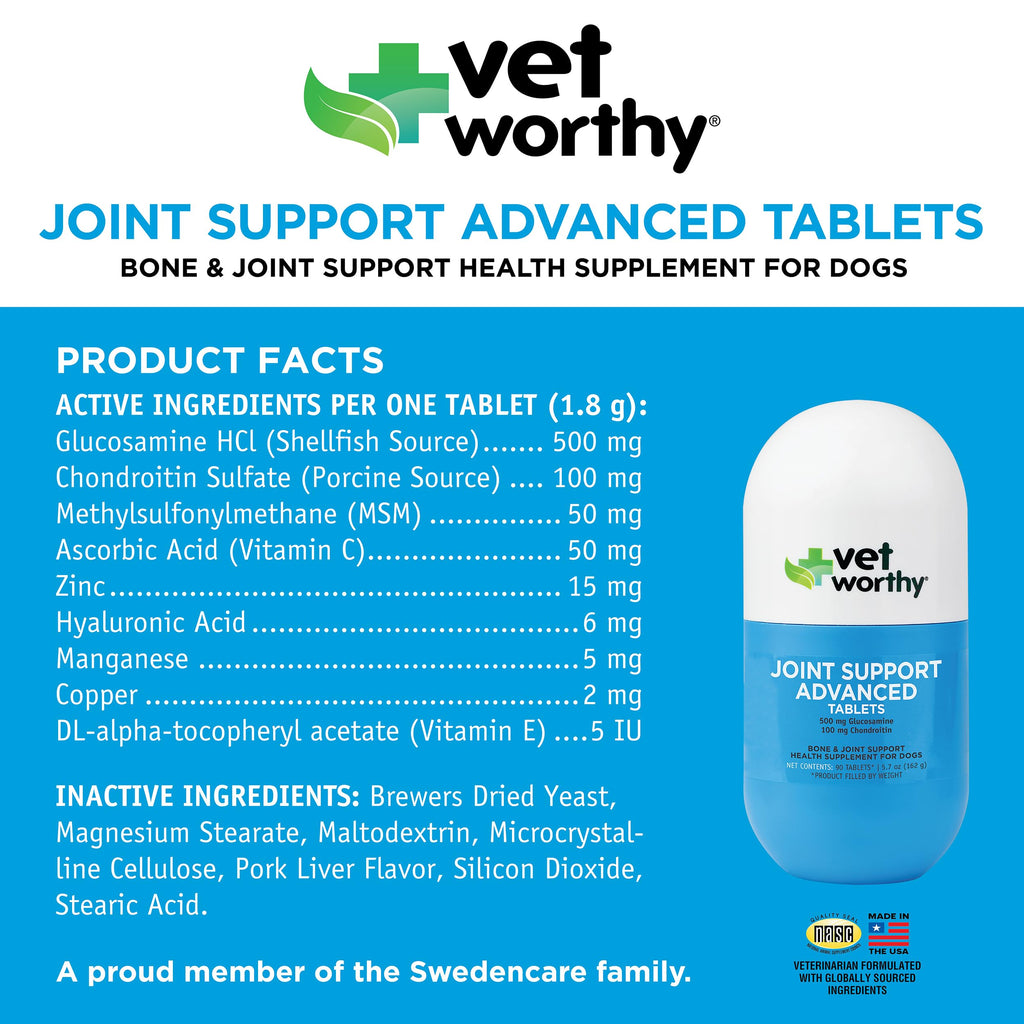 90ct Hip & Joint Tablets for Dogs X249240