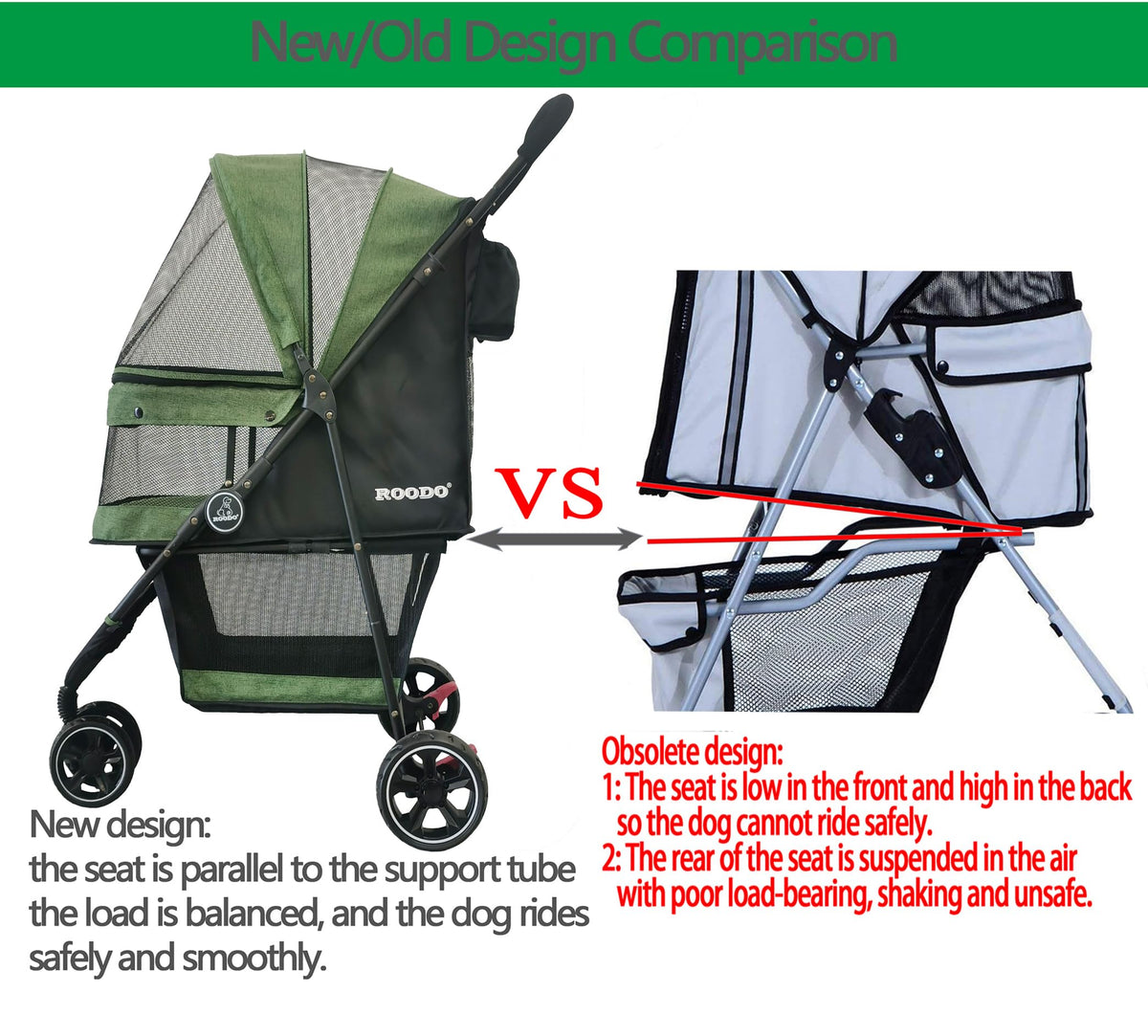 3 Wheel Foldable Pet Stroller N125