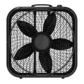 20 Inch Black 3-Speed Box Fan with Handle K408