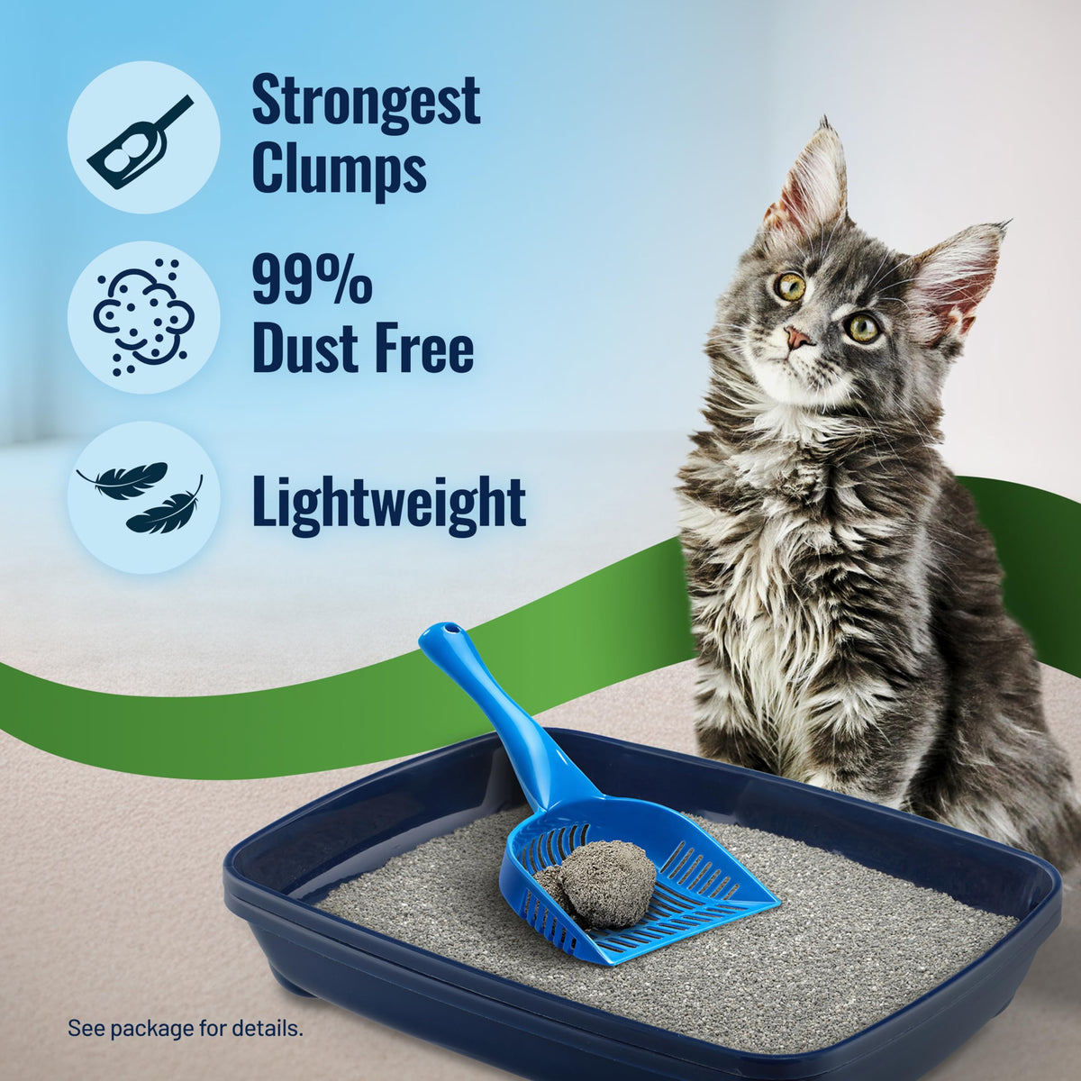 Unscented Clumping Litter 19lb C6799