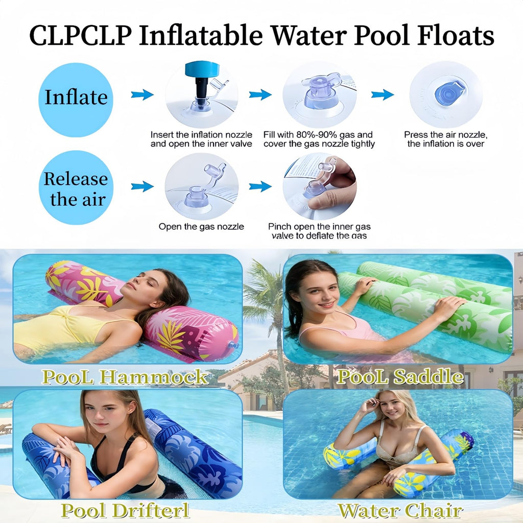 5 Pack Inflatable Pool Floats E217704
