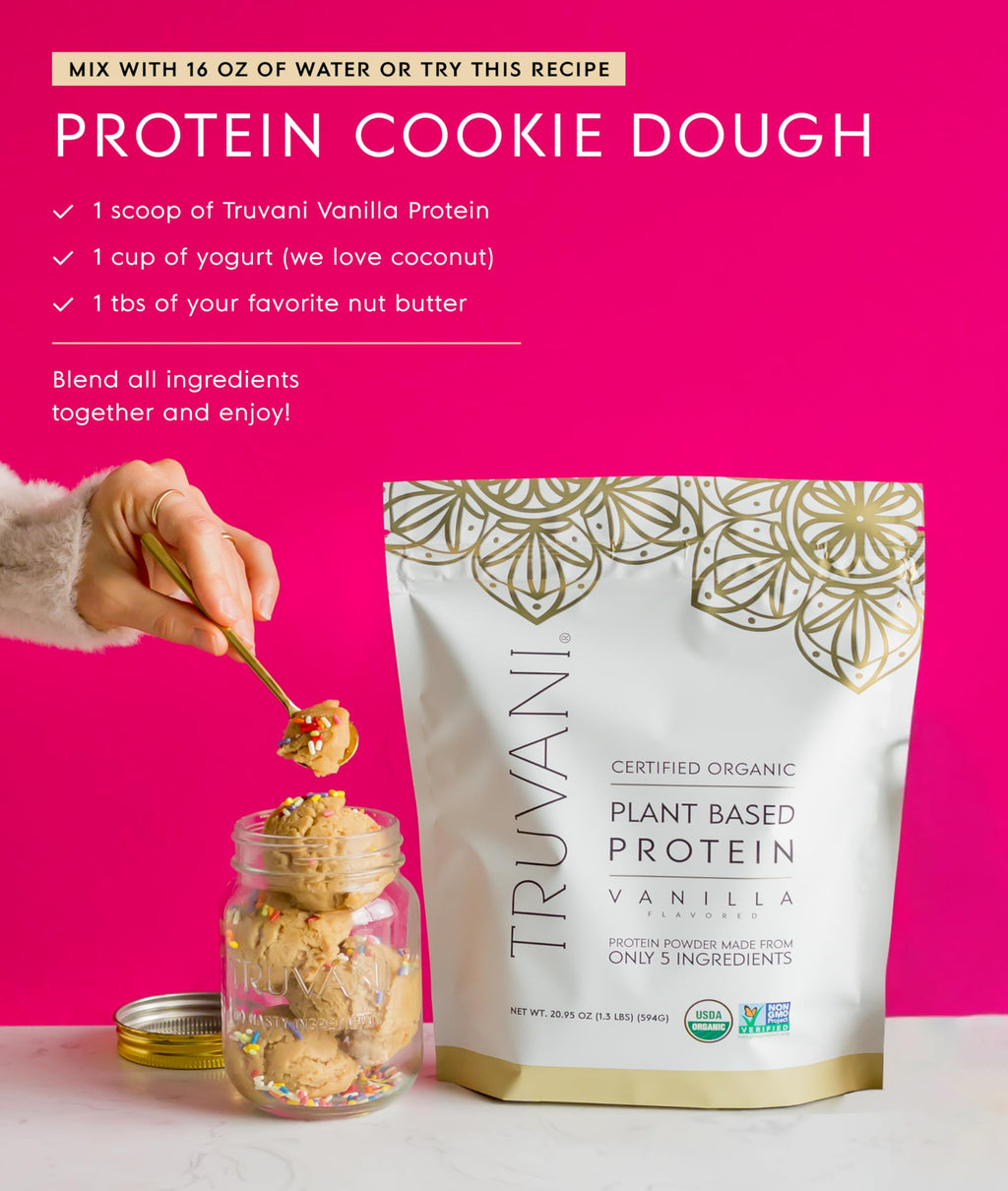 Organic Plant Based Protein Powder Vanilla 18 Servings L3383