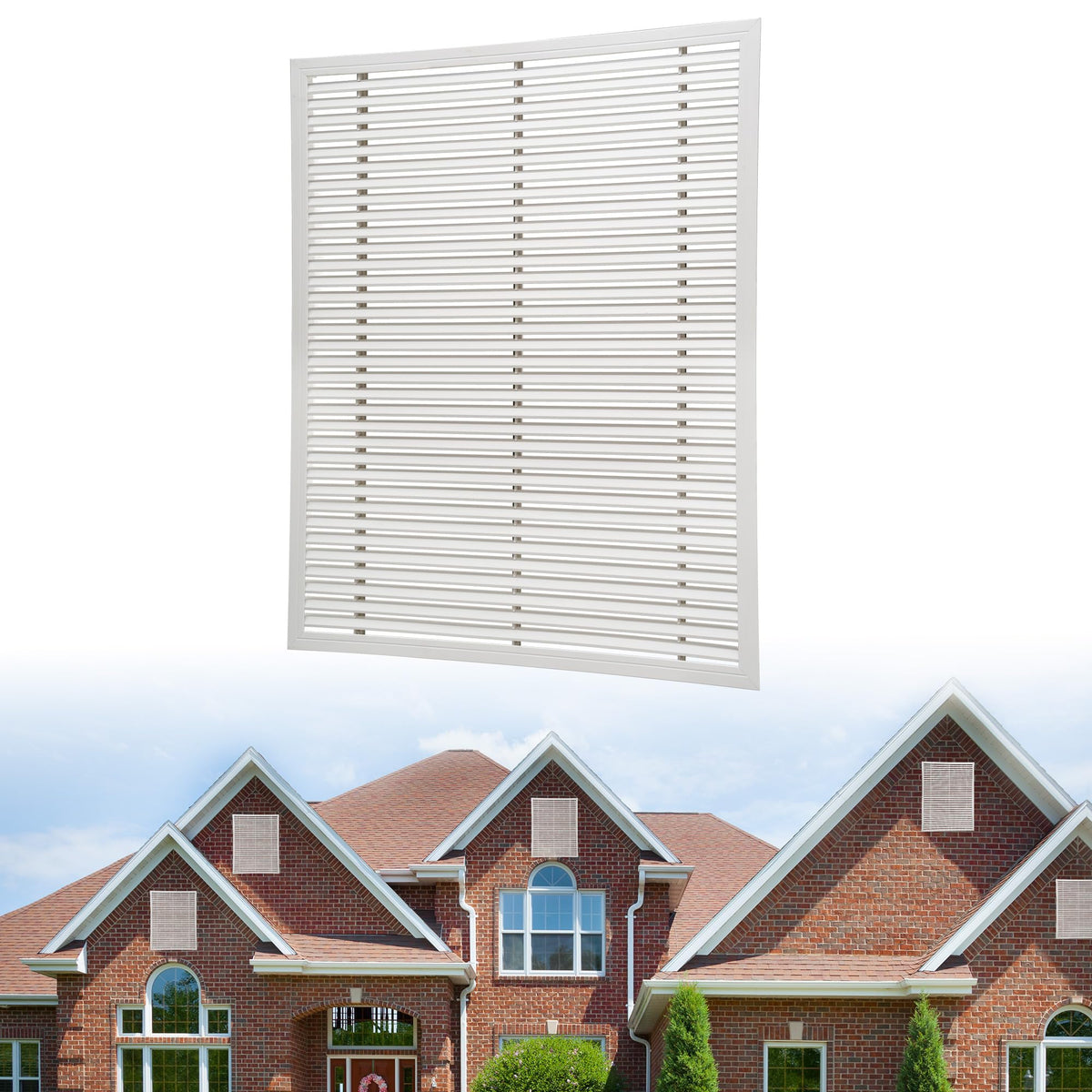 24 x 30 Inch Gable Vent D324